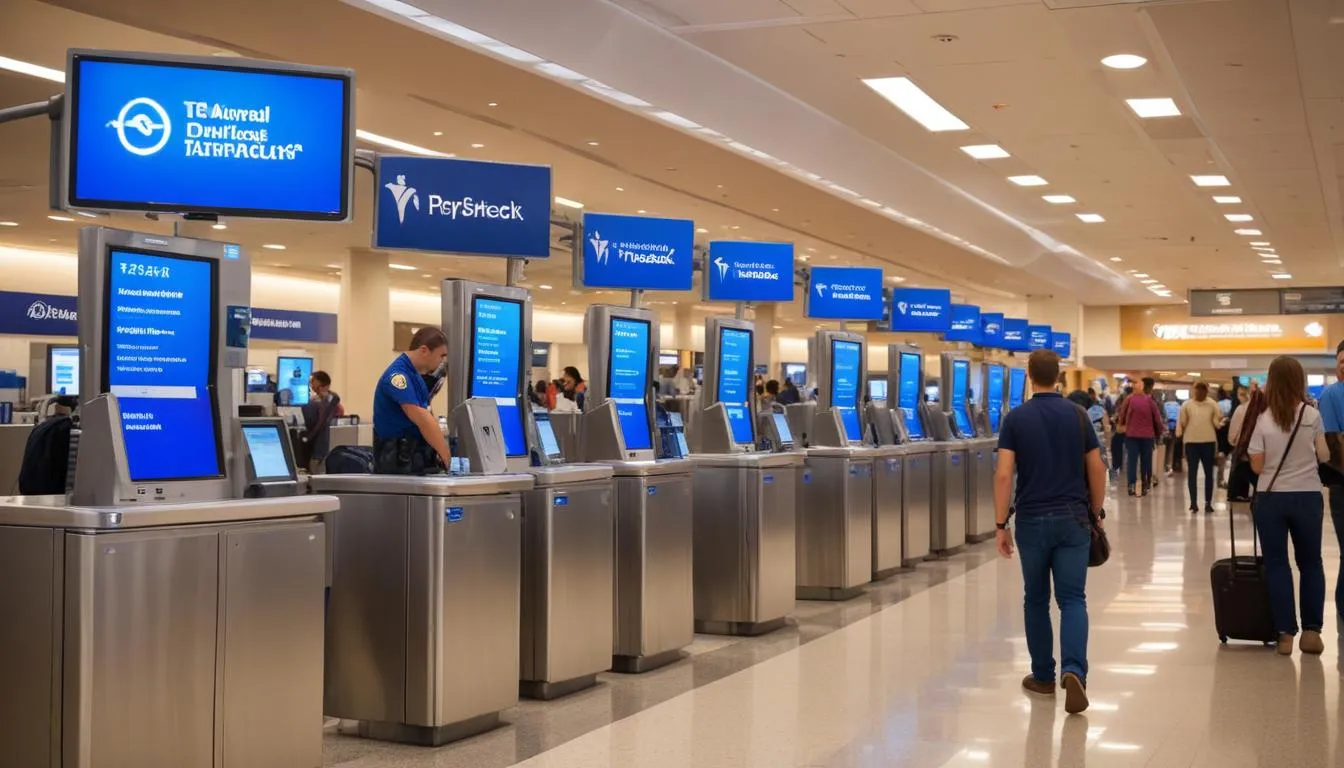 Ilustração da seção: Faster Security Screening