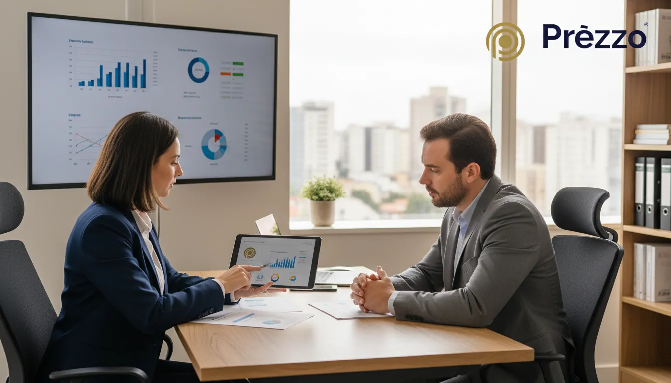 Consultor da Prezzo Contábil explica soluções de folha de pagamento para empresário.