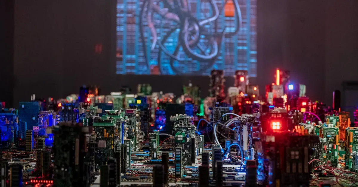 O impacto da inflação era digital tecnologia na economia do Brasil, com mapa estilizado e símbolos de conectividade.