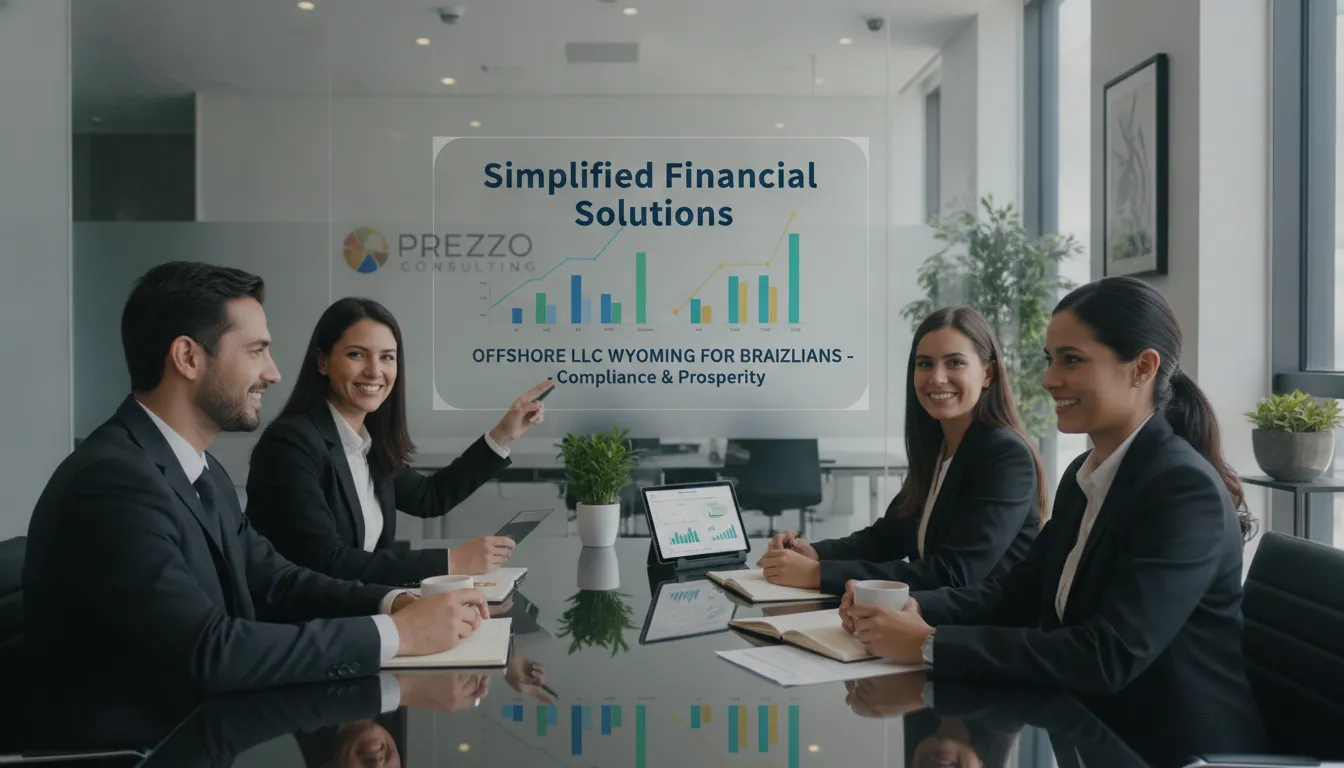 Consultores Prezzo Consulting explicam conformidade offshore LLC Wyoming para casal brasileiro.