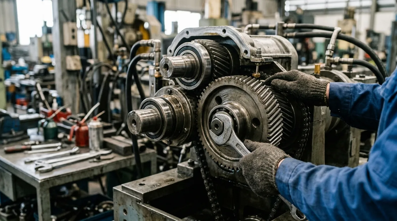 Manutencao preventiva essencial para reduzir paradas nao programadas nas maquinas industriais.