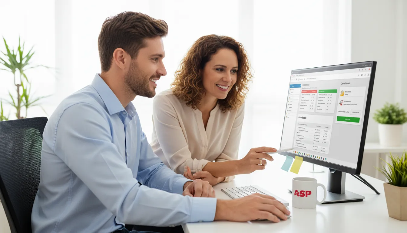 Suporte humano especializado da ASP Softwares ensina como fazer balancete, garantindo segurança e total domínio do sistema.