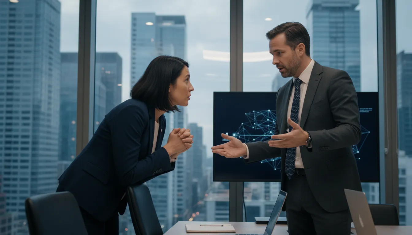 Reunião com foco na comunicação eficaz, utilizando PNL para melhorar a interação e a compreensão mútua entre os participantes.