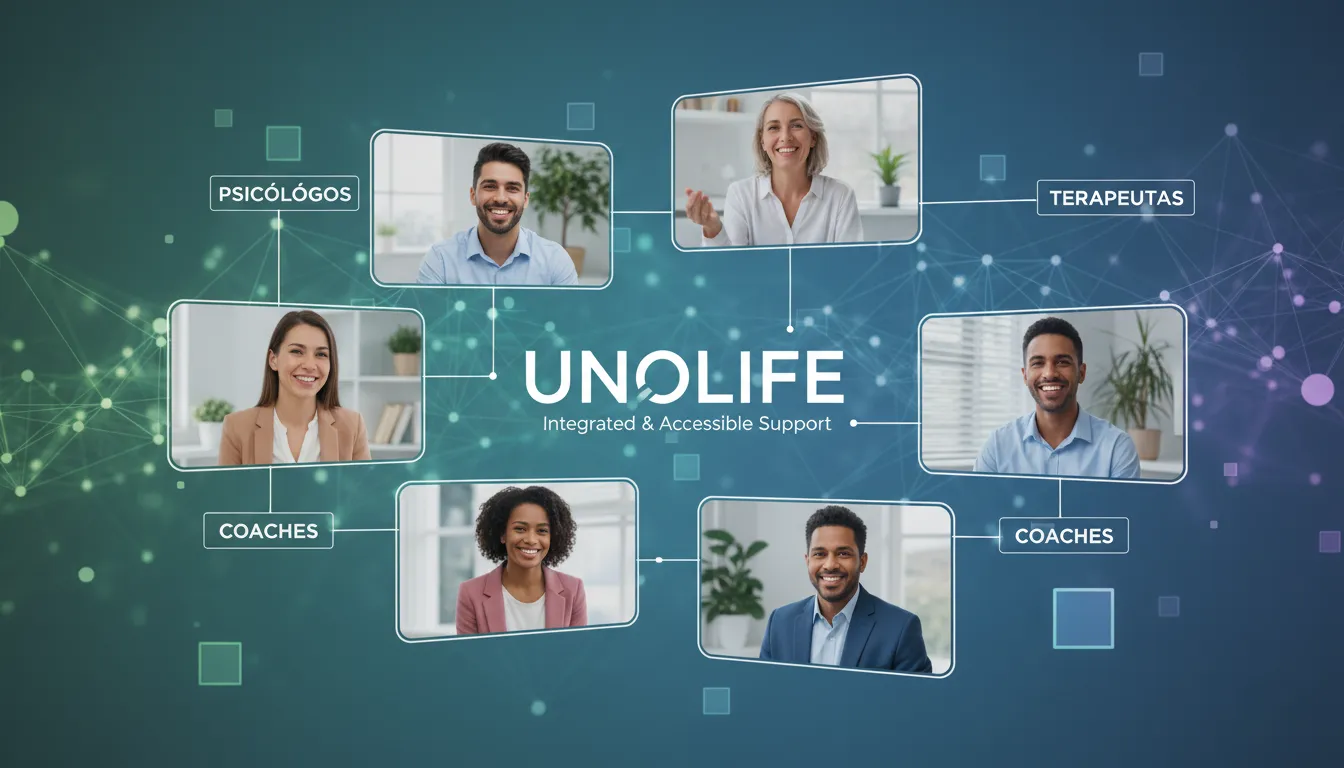 Especialistas online da Unolife prontos para atender em valor social, ambiente digital moderno.