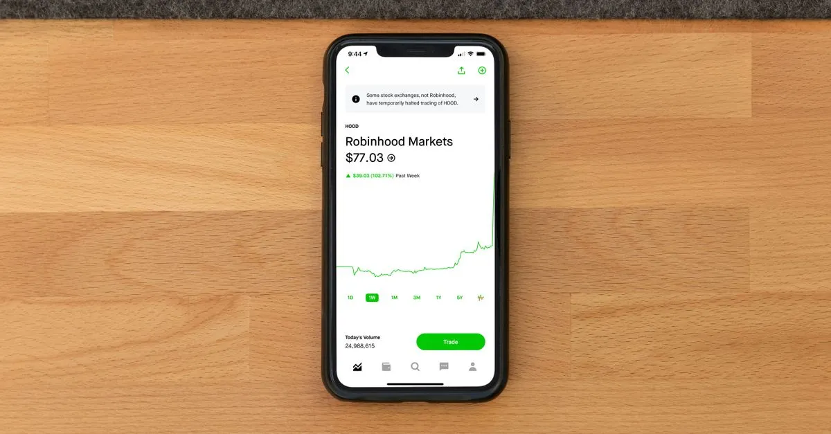 Aplicativo de celular mostrando como organizar finanças para empréstimo com gráficos positivos.