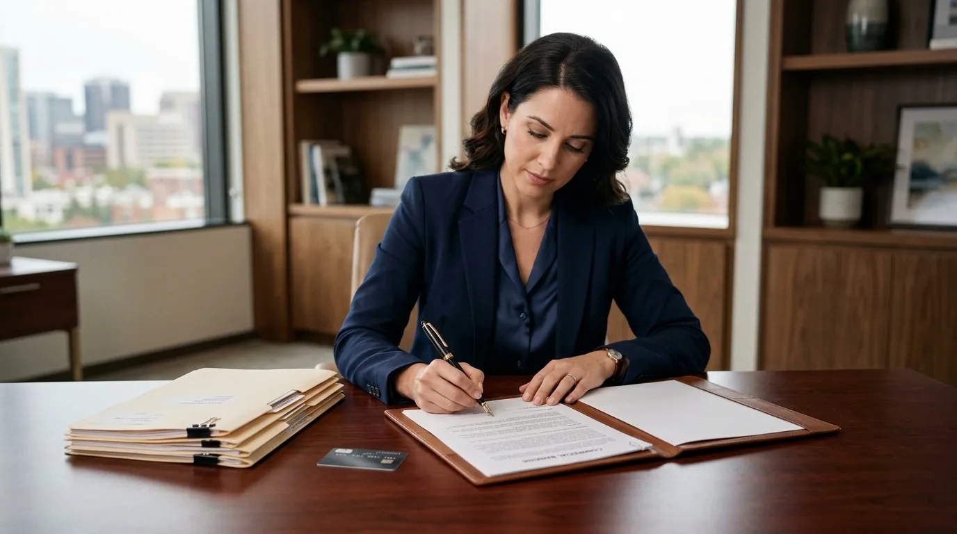 Assinatura de contratos bancários expandindo credito nos estados unidos para empresas.