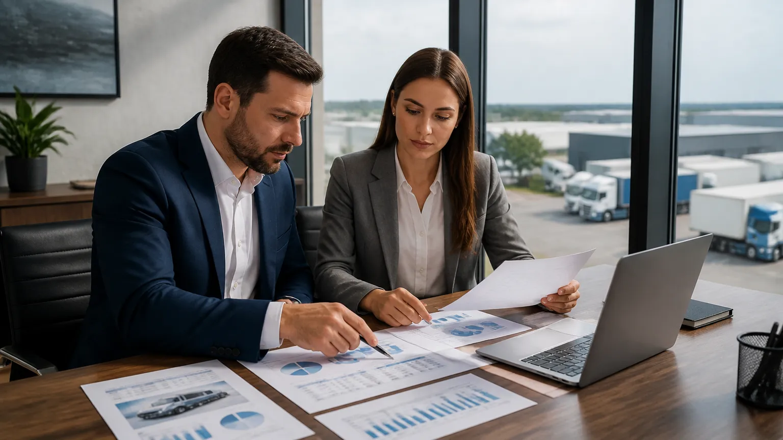 Planejamento estratégico utilizando frota própria como fonte de recursos para novas oportunidades.