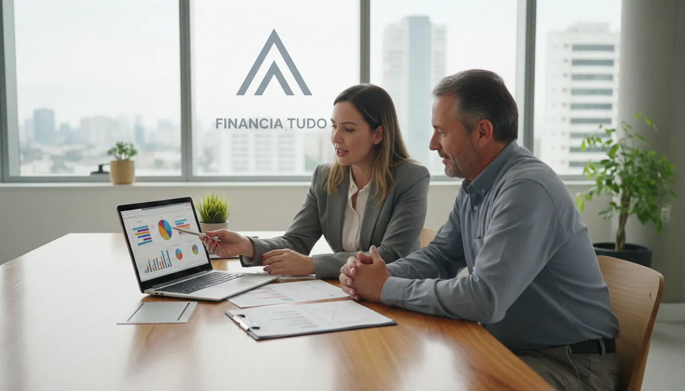 Consultora Financia Tudo explicando detalhes sobre a taxa refinanciamento caminhão ideal.