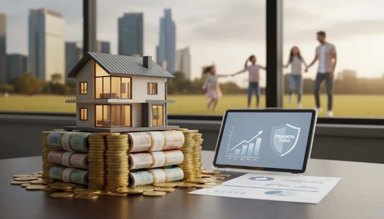 Fundação sólida com Financia Tudo ajuda construir histórico financeiro positivo e alcançar sonhos.