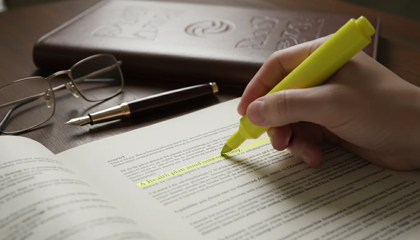 Advogado em Mogi Mirim destaca cláusula importante em contrato de plano de saúde, mostrando atenção aos detalhes.
