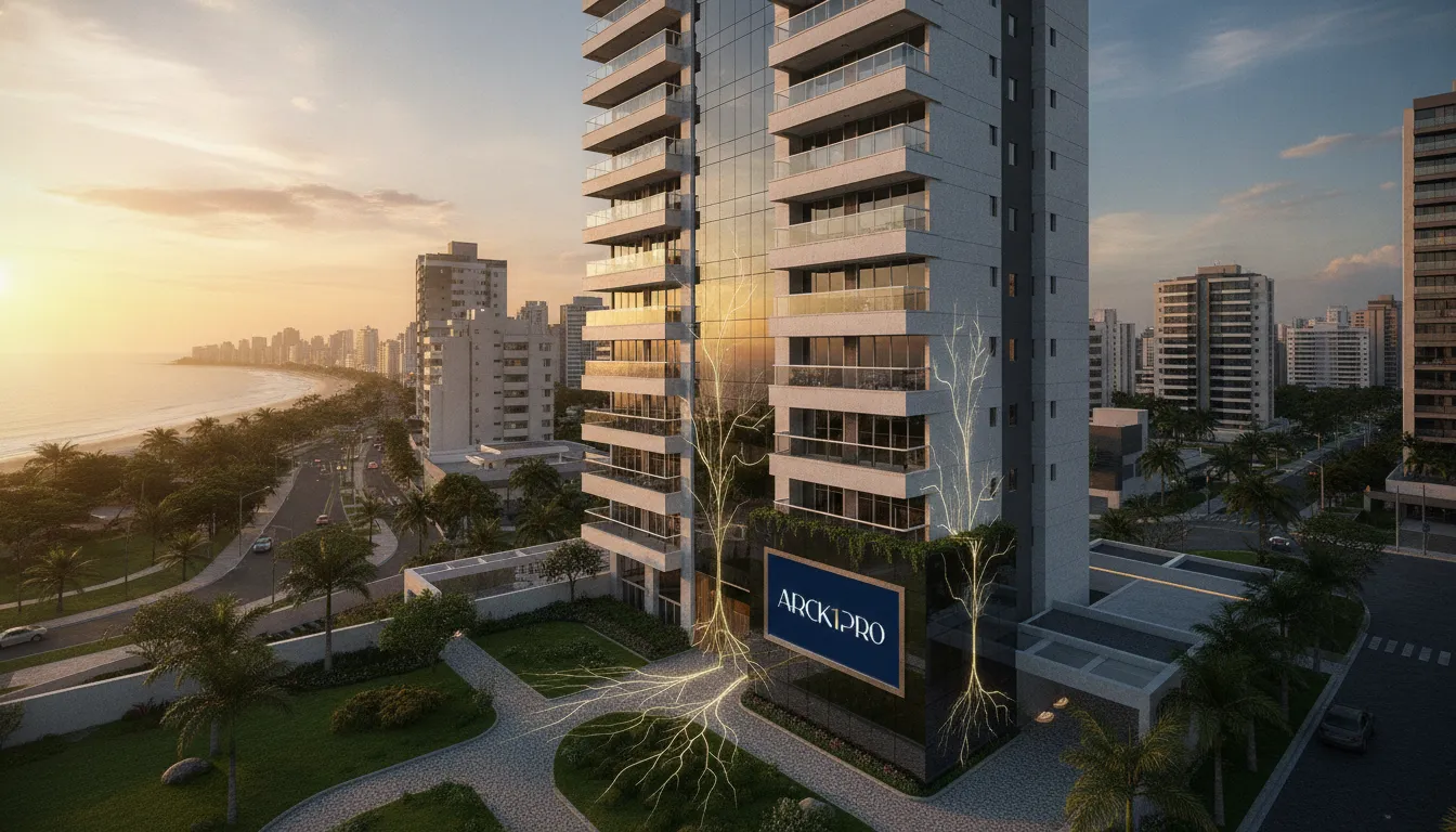 Edifício de luxo representa legado familiar e planejamento sucessório com ativos imobiliários.
