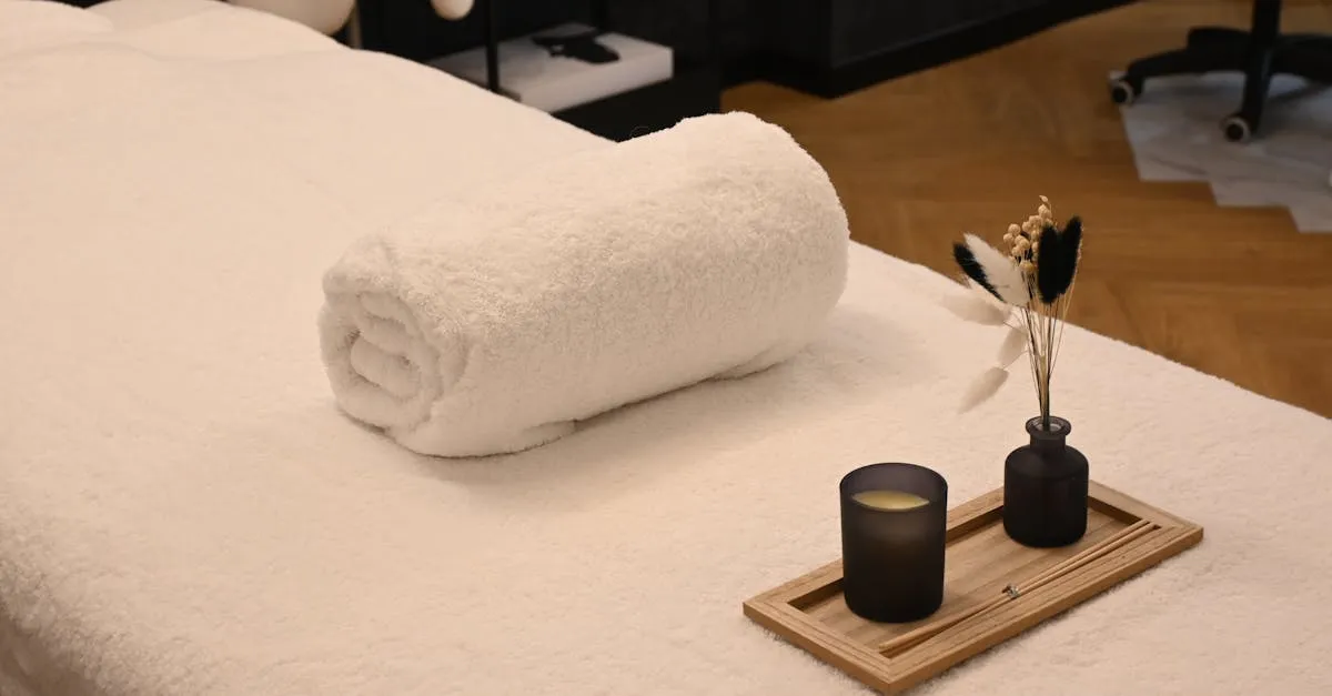 Sala de tratamento relaxante no Kairós Spa, ambiente perfeito para uma massagem terapêutica e revitalizante em São Paulo.