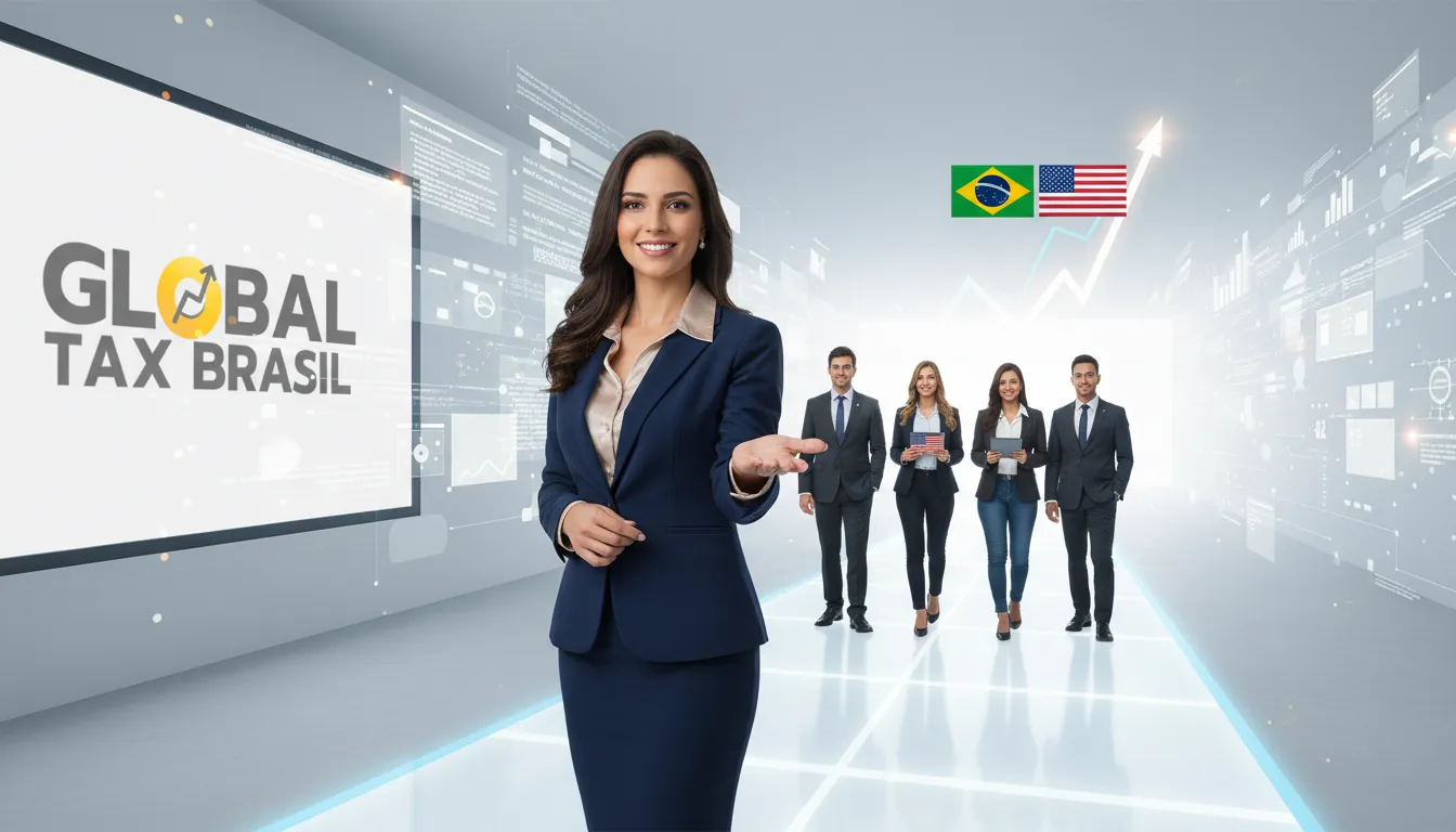 Consultor guia clientes por caminho claro, simplificando complexidades fiscais para proteção contra a bitributação Brasil Estados Unidos.