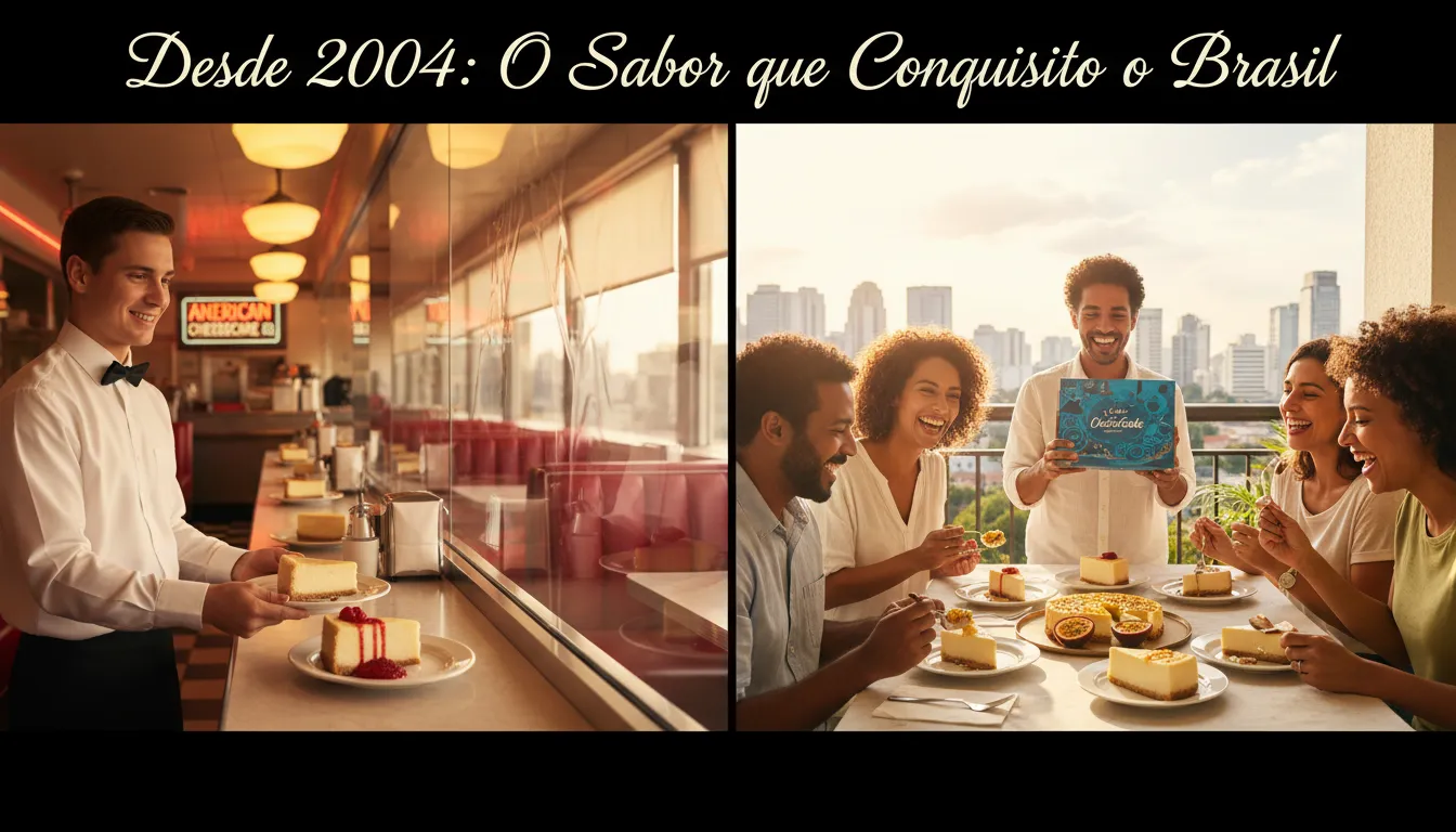 Celebrando a história da A Casa do Cheesecake no Brasil, e como o que é cheesecake se tornou um sucesso nacional.