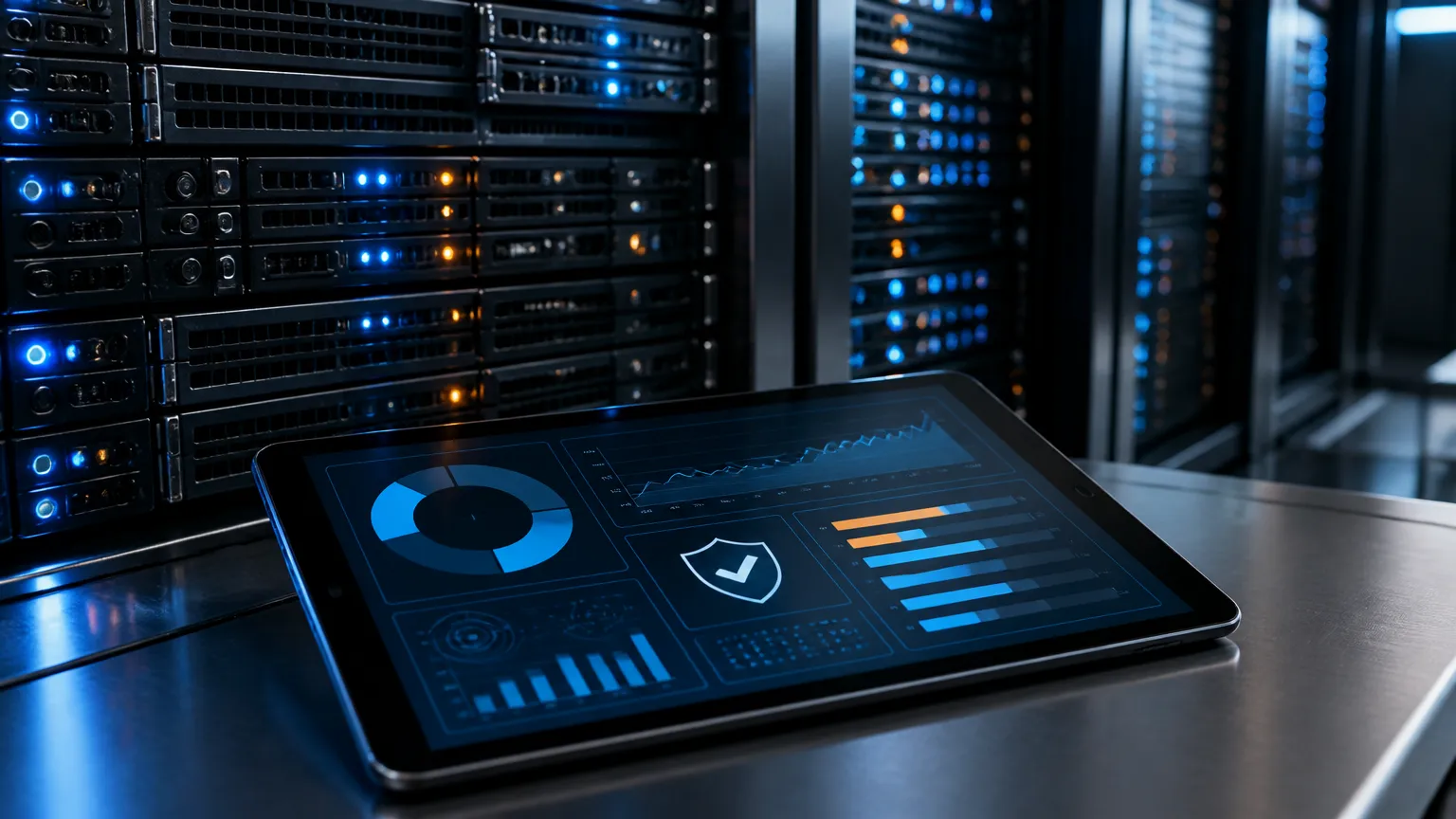 Servidores de datacenter protegidos por processo estruturado de gestão de vulnerabilidades.