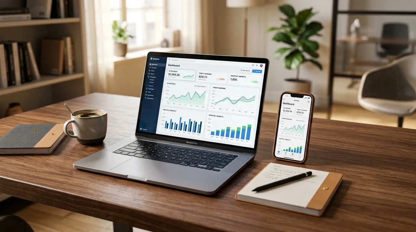 Como Usar Exemplo de Dashboard Financeiro