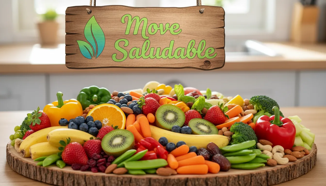 Alternativas saludables y coloridas para dejar de comer azúcar por 7 días, mostrando la abundancia de opciones.