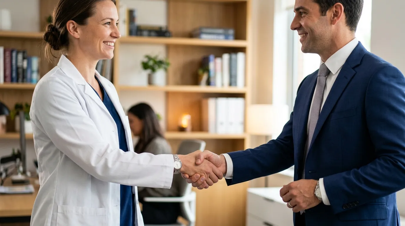 Parceria de sucesso ao abrir CNPJ para fisioterapeuta com apoio de consultoria empresarial especializada.