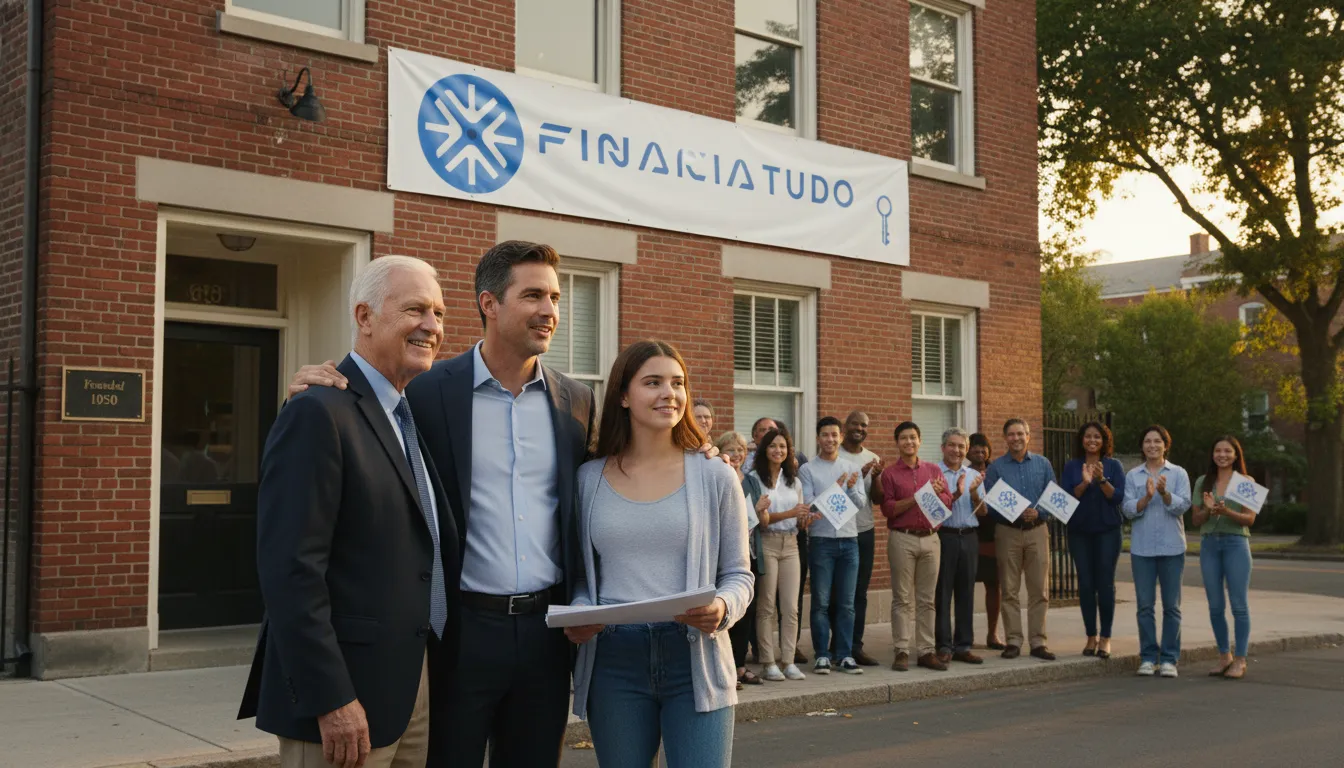 Família empresária celebra empréstimo para empresa com garantia de imóvel que impulsionará o crescimento do negócio, via Financia Tudo.