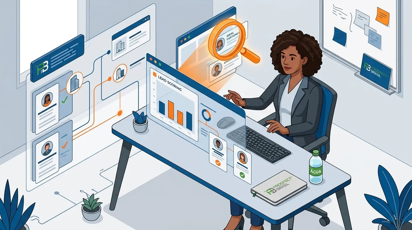 Processo de qualificação comercial para identificar leads qualificados com previsibilidade e eficiência.