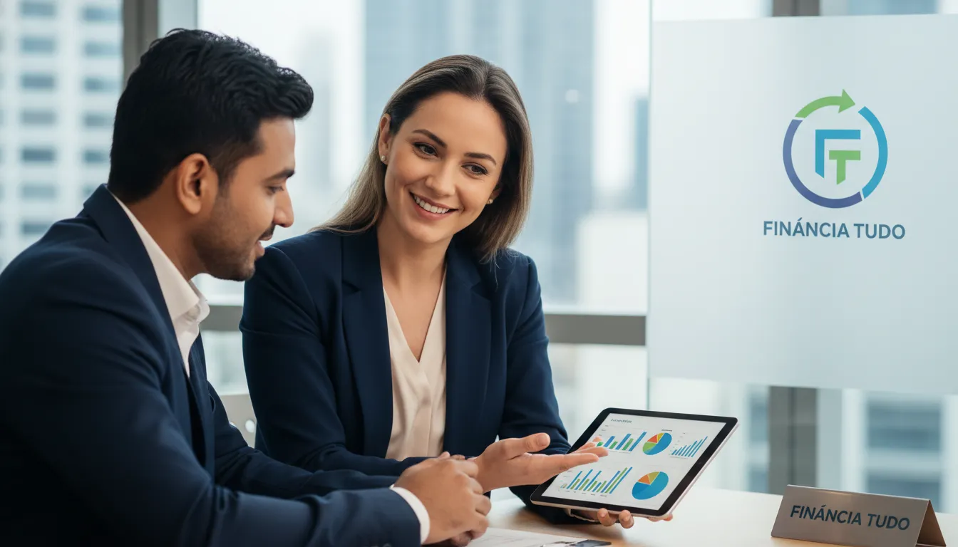 Consultor Financia Tudo orienta cliente sobre o financiamento de van ideal.