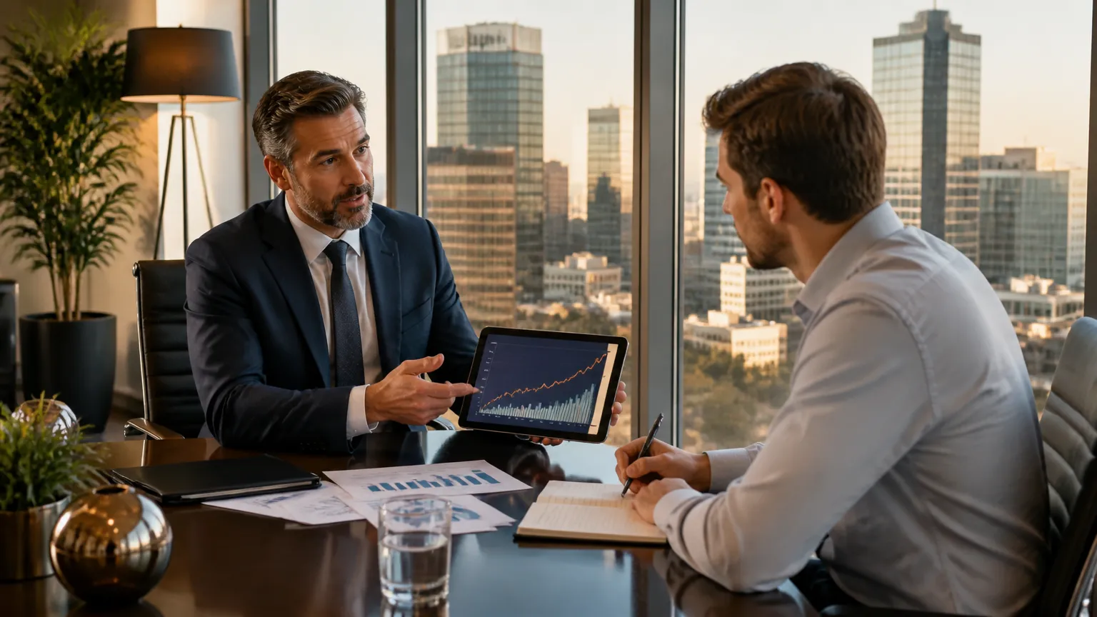 Consultoria usando imóvel para compra de equipamentos empresariais com planejamento financeiro.