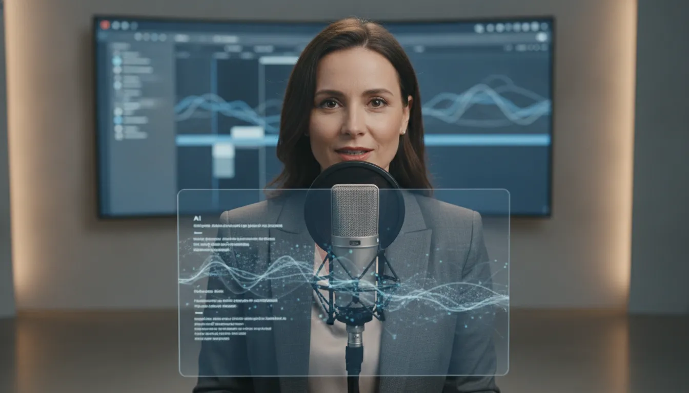 Apresentadora usa ia para vídeo para criar conteúdo autêntico e estratégico, otimizando roteiro e performance.