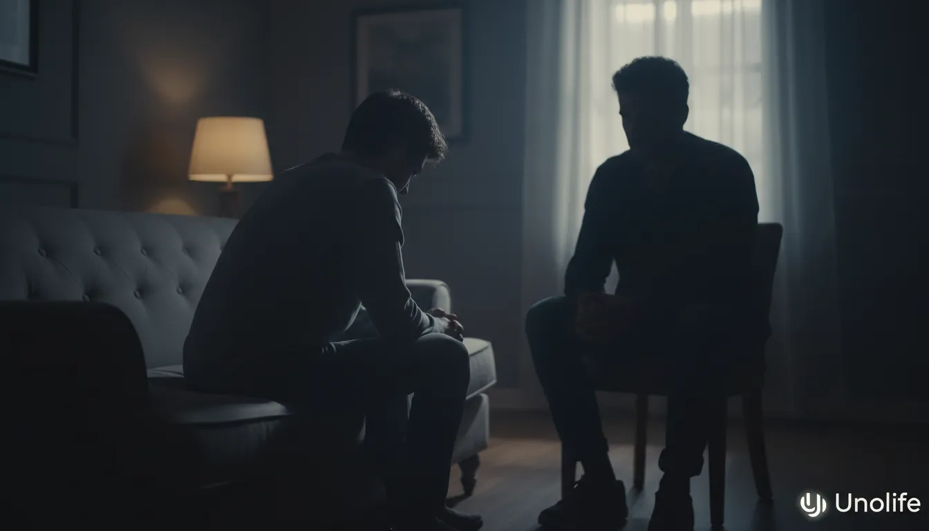 Uma pessoa em terapia, buscando ajuda para lidar com transtornos de personalidade. Unolife oferece suporte com especialistas online.