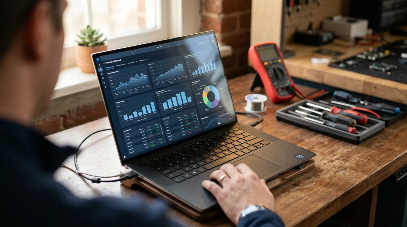 Como criar um dashboard de indicadores financeiros