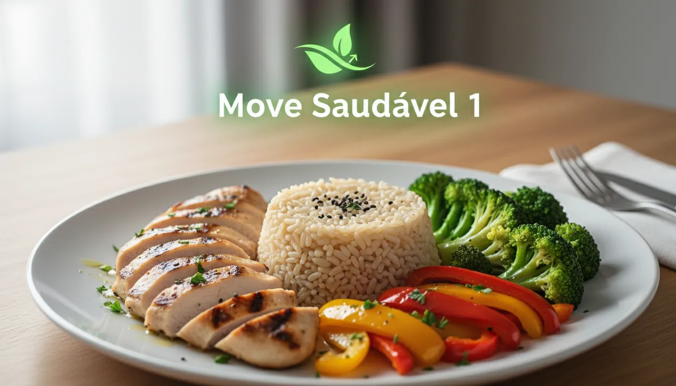 Prato colorido com alimentos saudáveis para acelerar um Metabolismo Lento e ineficiente.