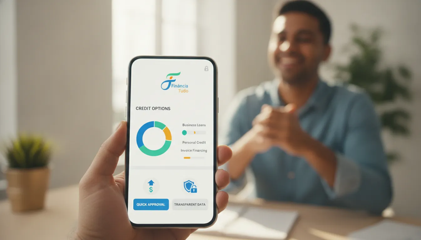 Plataforma digital Financia Tudo, acesso crédito rápido. Nova fonte renda extra para escritórios de contabilidade.
