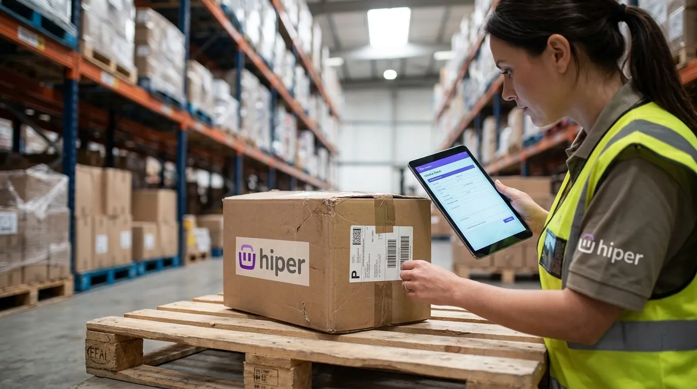 Conferência de produtos retornados ao estoque após nota fiscal de devolução emitida.