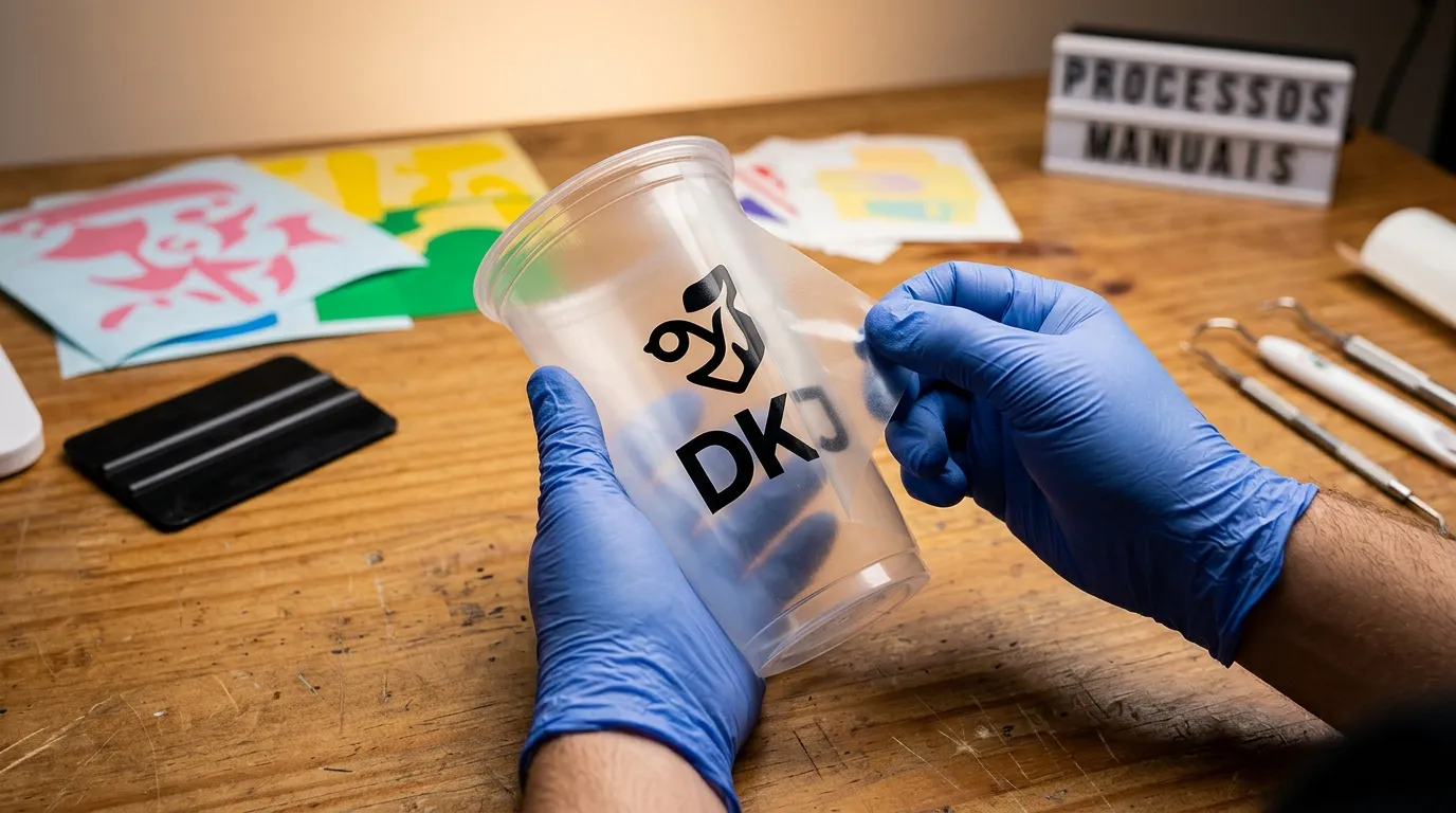 processo de transfer para estampar copo plastico de forma barata