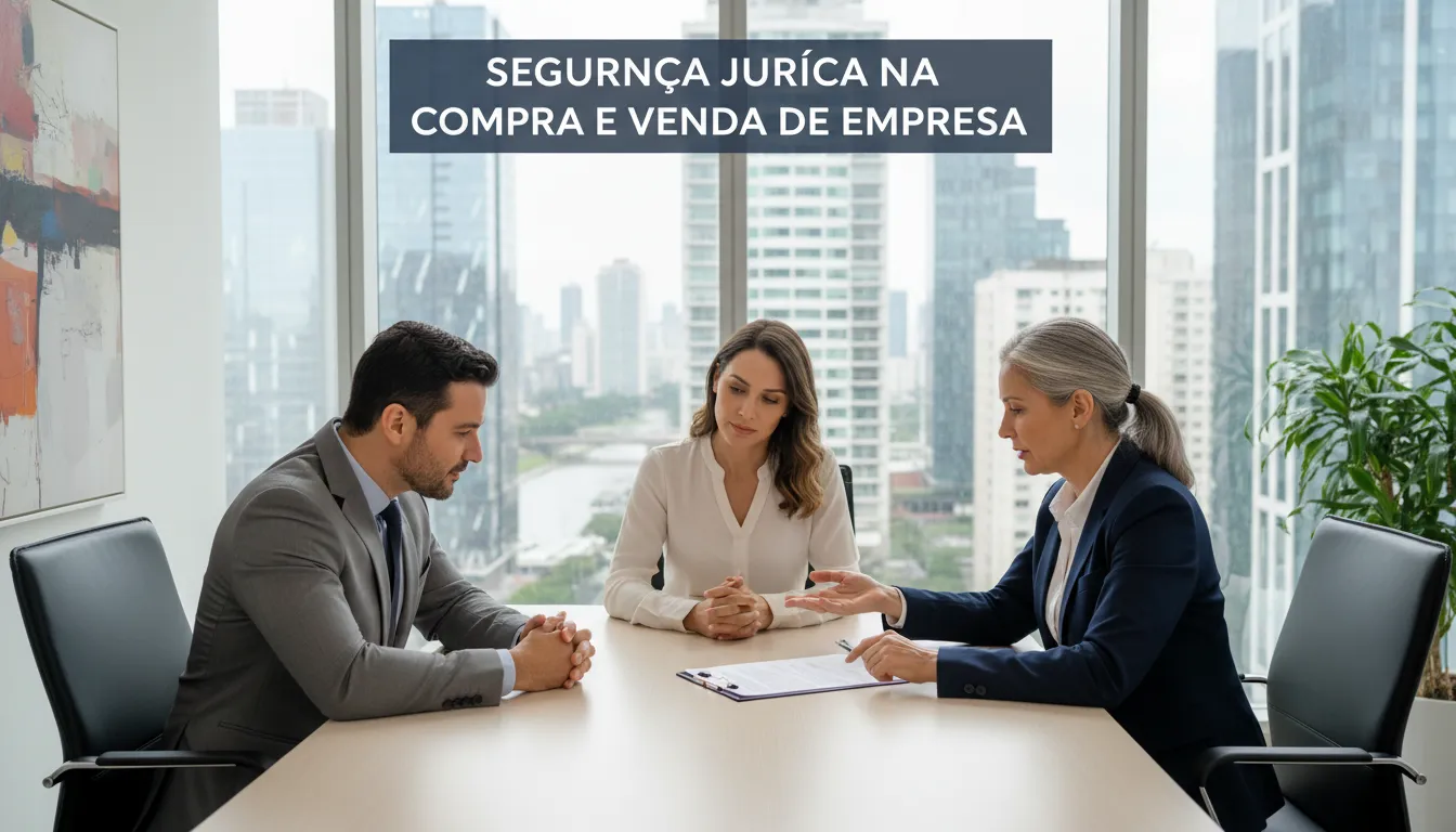 Advogada experiente oferece segurança jurídica e consultoria estratégica em processos de compra e venda de empresa.