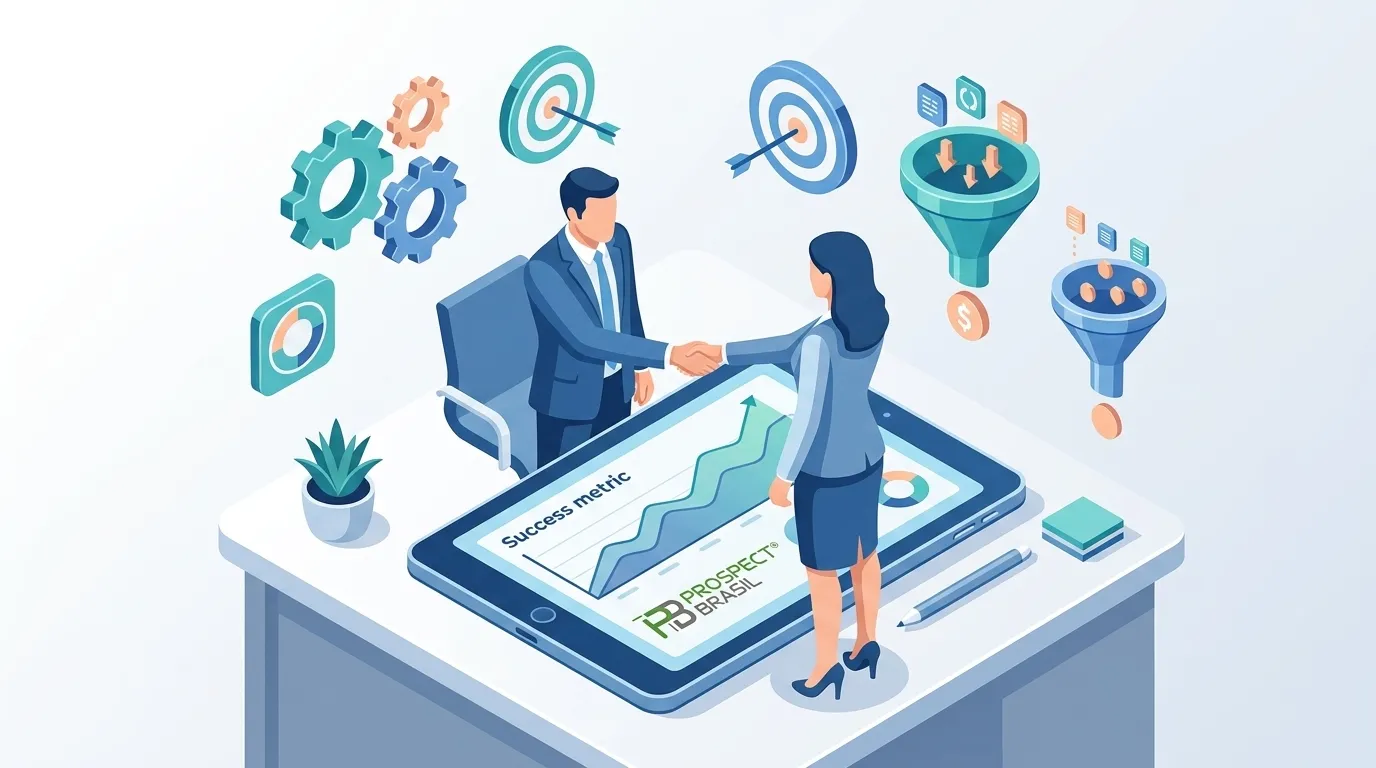 Fechamento de negocio de sucesso em uma b2b empresa parceira.