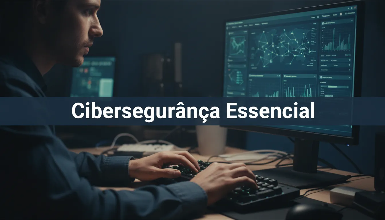 Foco no uso de software de segurança em ambiente de trabalho.