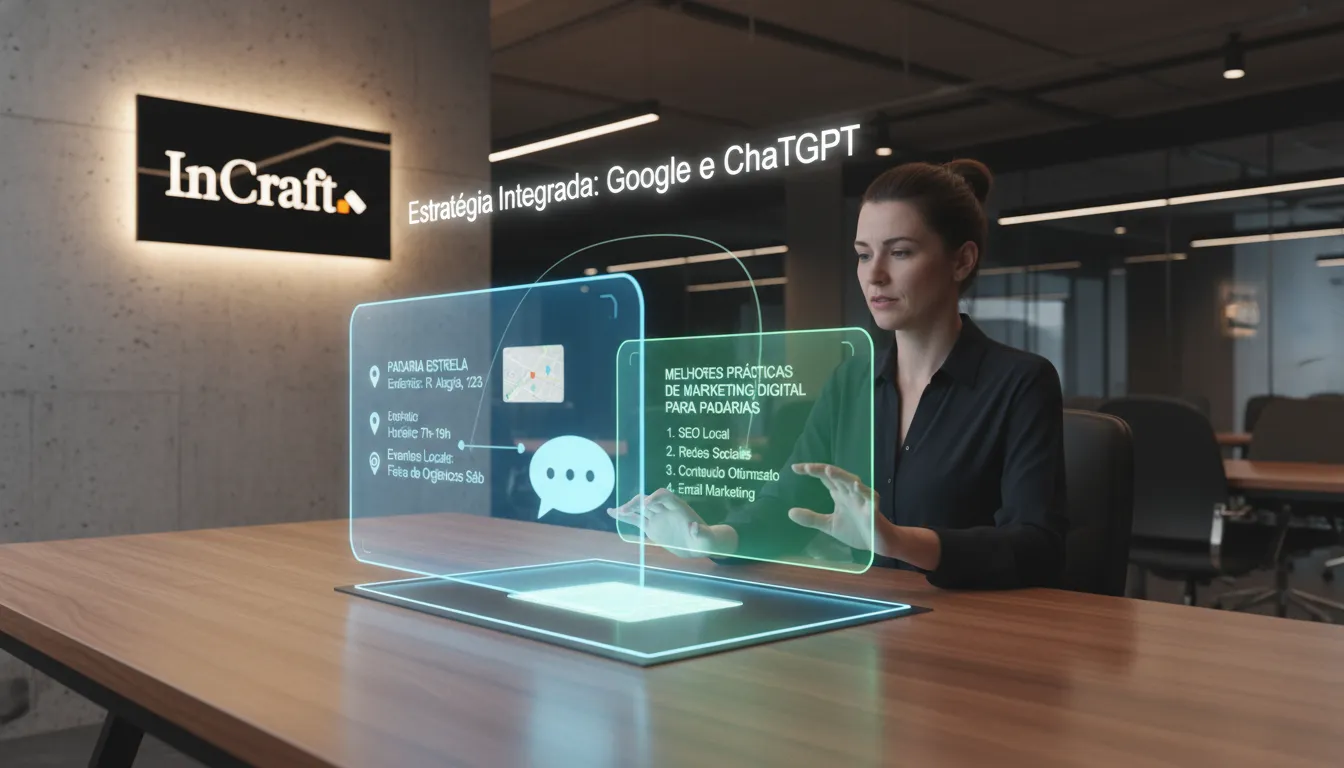 Interação com IA (ChatGPT) mostra como a GEO SEO diferença é crucial para uma estratégia digital integrada e sofisticada.