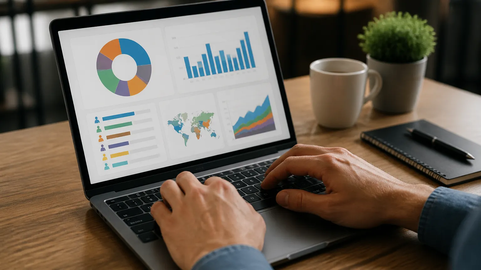 Processo de qualificação de leads para afiliados com dashboards e dados financeiros.