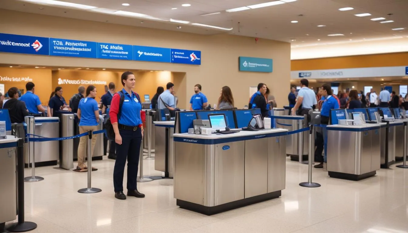 Ilustração da seção: How TSA PreCheck Works