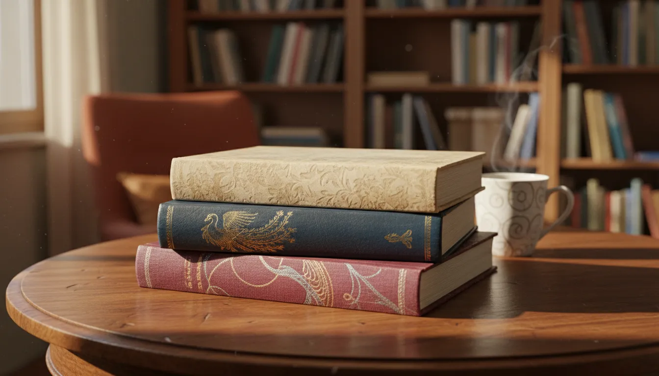 Livro 'Entre o Perdão e o Despertar' em biblioteca convidativa, simbolizando autoconhecimento e cura emocional.