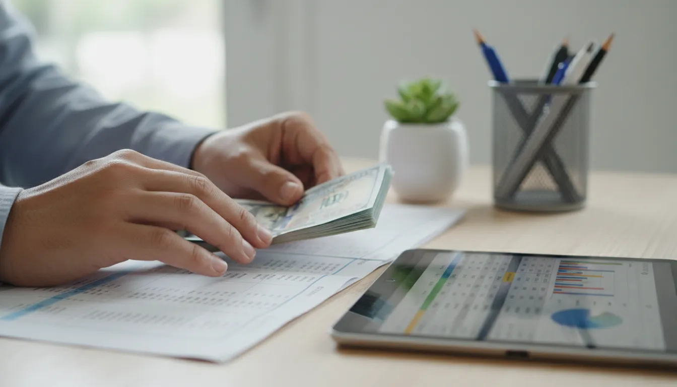 Pessoa em uma encruzilhada financeira, escolhendo entre estabilidade e armadilha da dívida, evitando erros financeiros crédito.