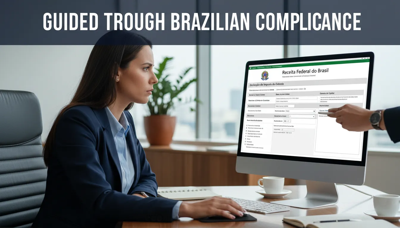 Financial professional filing offshore declarar receita federal brasil forms online with expert guidance.