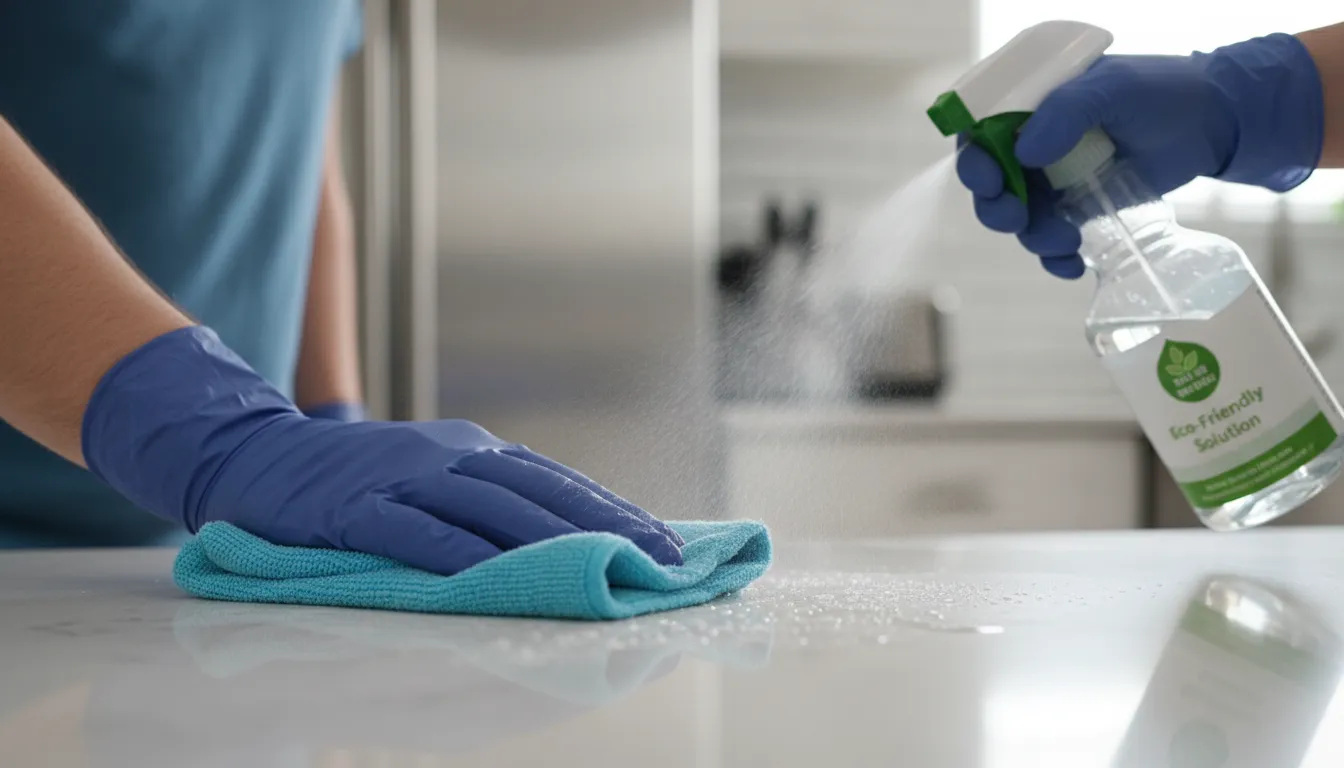 Detailed cleaning scene highlighting the best cleaning company near me, Floor to Ceiling Cleanings, and their commitment to quality.