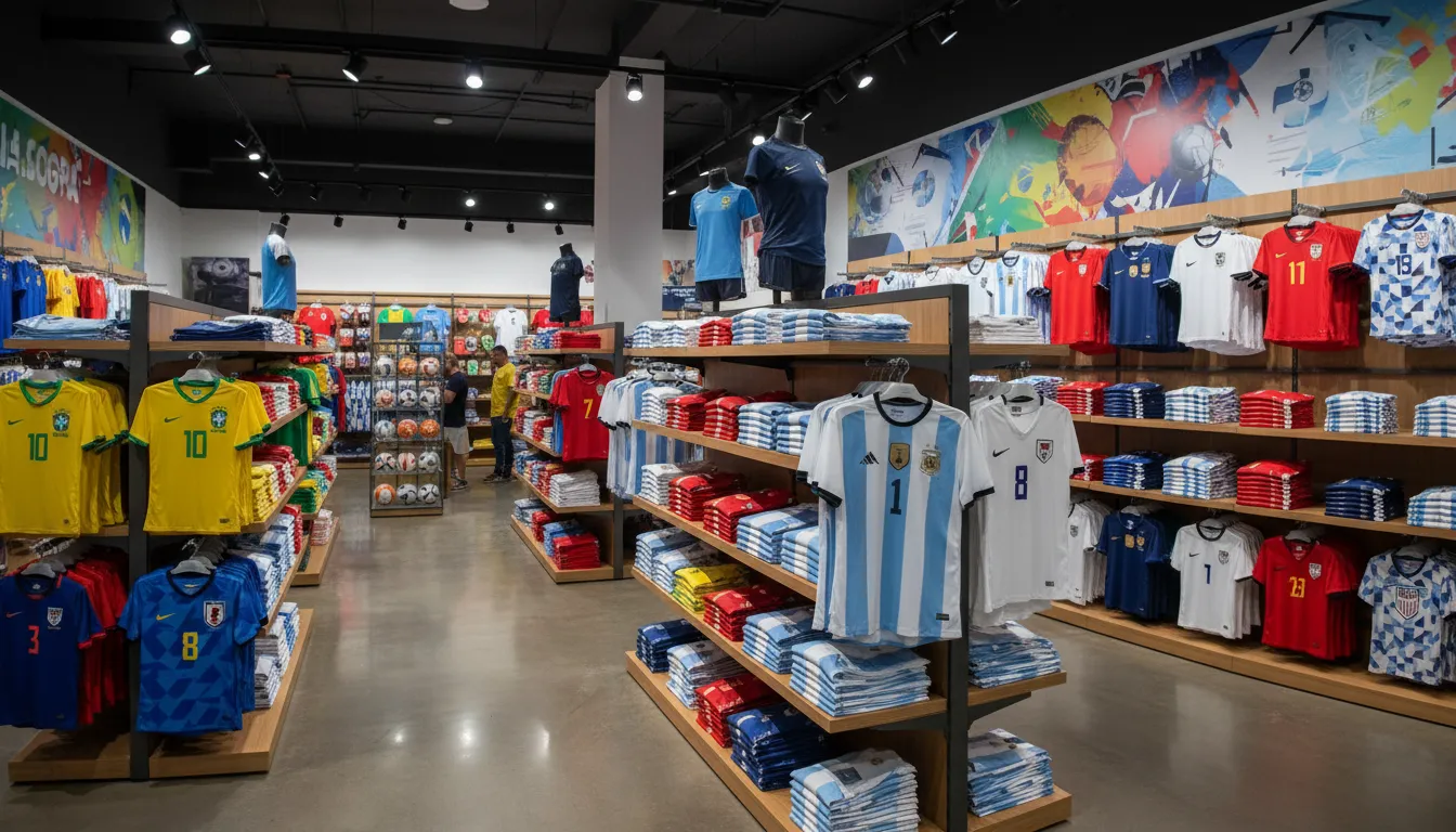 Diversidade de camisas de seleções na Loja da Copa. Garanta já a sua! A próxima copa do mundo data se aproxima e você precisa demonstrar sua paixão.