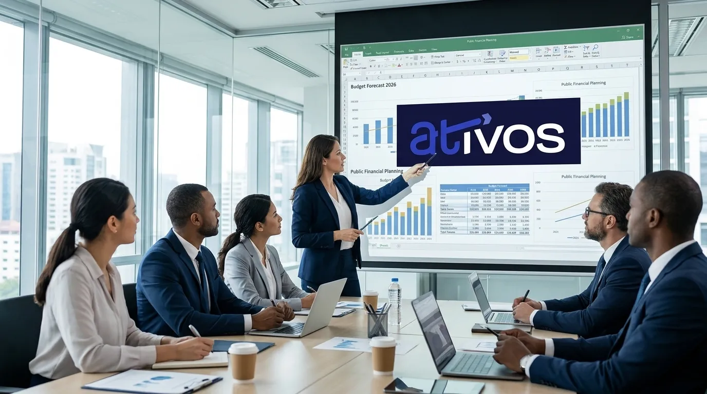 Reuniao corporativa analisa orcamento de precatorio 2026 e prazos.