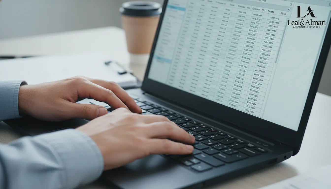 Cálculo da alíquota imposto de renda em software tributário, demonstrando a precisão necessária na gestão fiscal.