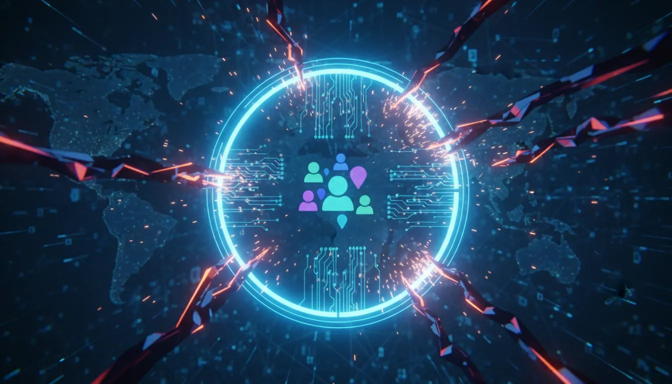 Representação do escudo digital da InfoLock contra vazamentos, protegendo dados pessoais através de data mapping.