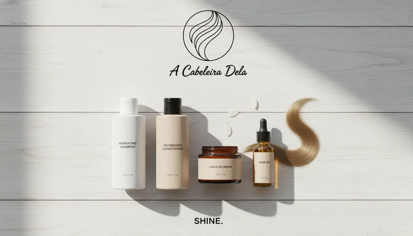 Variedade produtos capilares essenciais para evitar pontas espigadas e manter cabelo saudável.