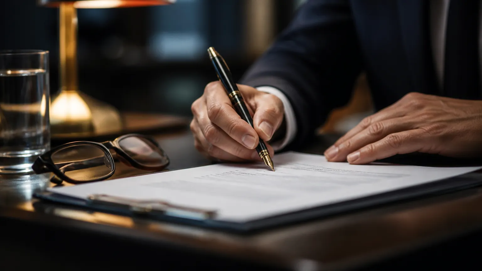 Assinatura formal de acordo de sócios holding familiar estabelecendo regras de governança.