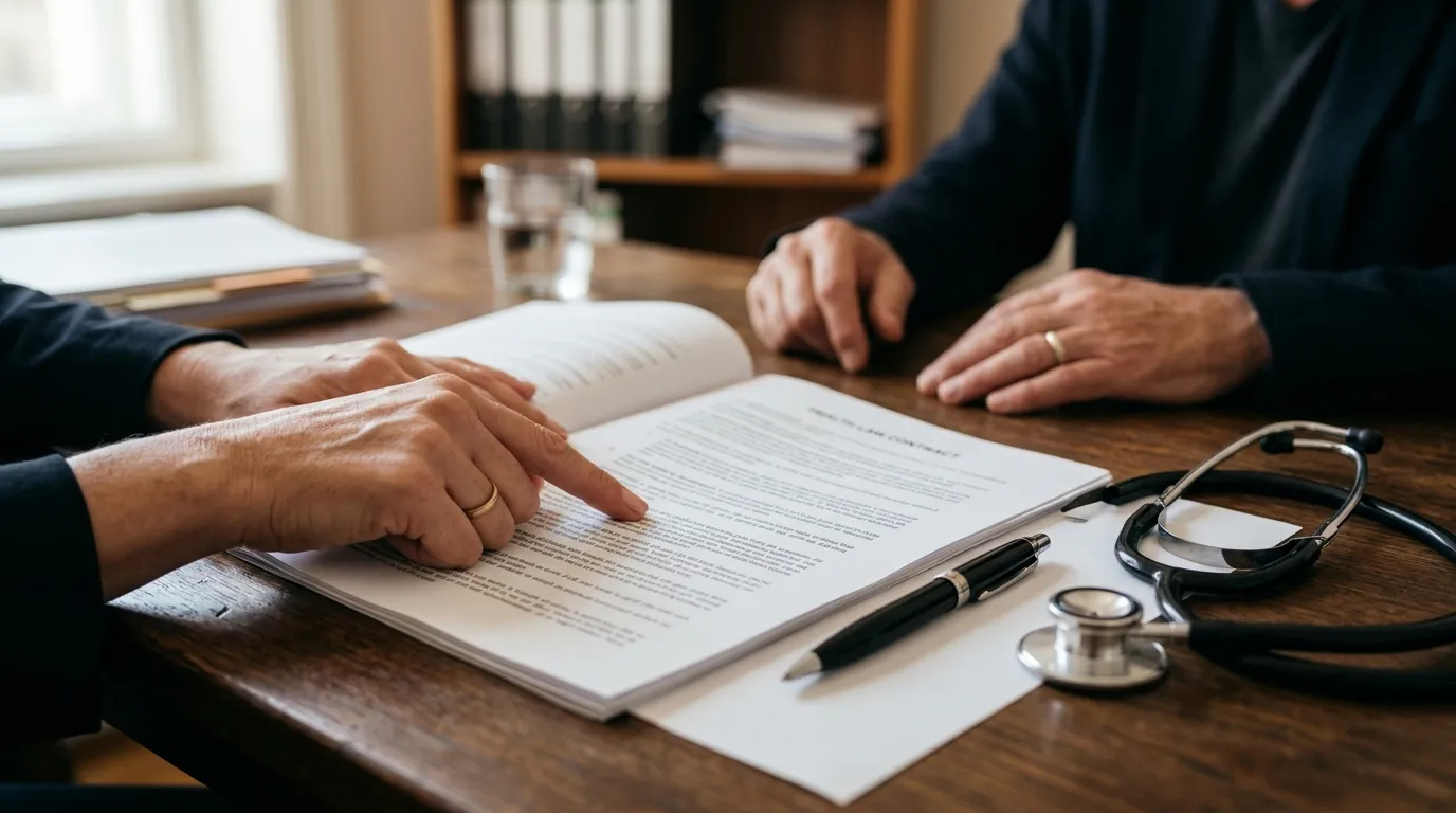 Consulta com advogado em Jaguariúna sobre ação contra plano de saúde e contratos médicos.